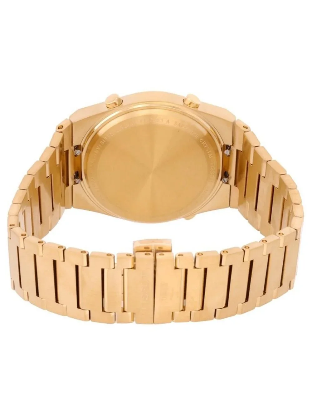NWT Tissot PRX Digital Quartz Gold Dial Men's Watch